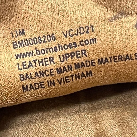 Born Mens Allan Brown Leather Opanka Hand Crafted Slip On Driving Loafer Sz 13 - Picture 10 of 11